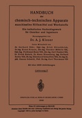 Cover: Handbuch der chemisch-technischen Apparate maschinellen Hilfsmittel und Werkstoffe - Springer