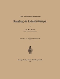 Abbildung von: Ueber die diätetisch-mechanische Behandlung der Kreislaufs-Störungen - Springer