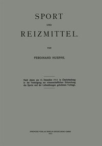 Abbildung von: Sport und Reizmittel - Springer