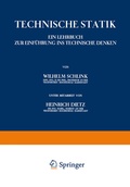 Cover: Technische Statik - Springer
