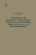 Abbildung von: Taschenbuch der praktischen Untersuchungsmethoden der Körperflüssigkeiten bei Nerven- und Geisteskrankheiten - Springer