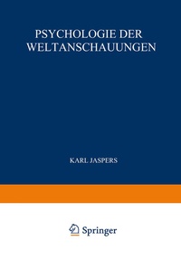 Abbildung von: Psychologie der Weltanschauungen - Springer