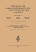 Cover: Ergebnisse der allgemeinen Pathologie und pathologischen Anatomie - Springer