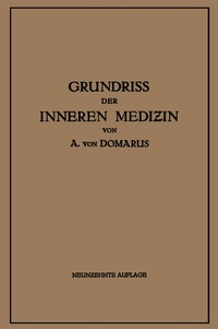 Abbildung von: Grundriß der inneren Medizin - Springer
