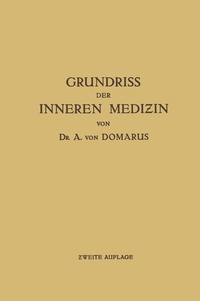 Abbildung von: Grundriß der inneren Medizin - Springer