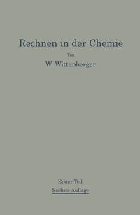 Abbildung von: Rechnen in der Chemie - Springer