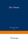 Cover: Der Absatz - Springer