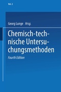 Cover: Chemisch-technische Untersuchungsmethoden - Springer