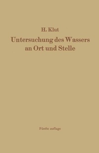 Abbildung von: Untersuchung des Wassers an Ort und Stelle - Springer