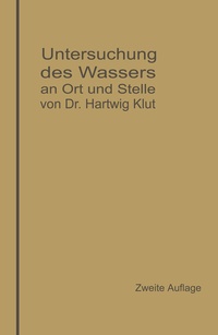 Abbildung von: Untersuchung des Wassers an Ort und Stelle - Springer