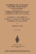 Cover: Asymptotic Behavior and Stability Problems in Ordinary Differential Equations - Springer