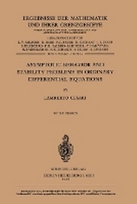 Enlarge image Cover: Asymptotic Behavior and Stability Problems in Ordinary Differential Equations - Springer