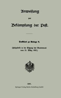 Abbildung von: Anweisung zur Bekämpfung der Pest - Springer