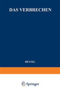 Enlarge image Cover: Das Verbrechen - Springer