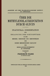 Abbildung von: Über die Methylenblaureduktion durch Glycin - Springer