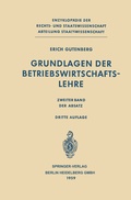 Cover: Grundlagen der Betriebswirtschaftslehre - Springer
