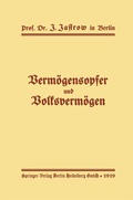 Abbildung von: Vermögensopfer und Volksvermögen - Springer