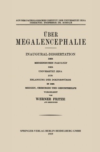 Abbildung von: Über Megalencephalie - Springer