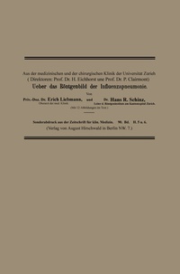 Abbildung von: Ueber das Röntgenbild der Influenzapneumonie - Springer