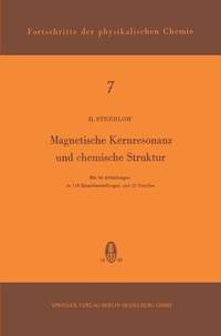 Abbildung von: Magnetische Kernresonanz und Chemische Struktur - Steinkopff