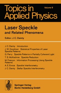 Abbildung von: Laser Speckle and Related Phenomena - Springer