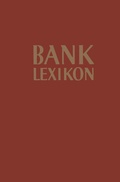 Cover: Bank-Lexikon - Springer Gabler