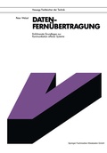 Cover: Datenfern&uuml;bertragung - Vieweg+Teubner Verlag