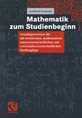 Cover: Mathematik zum Studienbeginn - Vieweg+Teubner Verlag