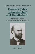 Cover: Hundert Jahre "Gemeinschaft und Gesellschaft" - VS Verlag f&uuml;r Sozialwissenschaften