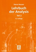 Cover: Lehrbuch der Analysis - Vieweg+Teubner Verlag