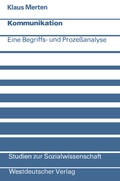 Cover: Kommunikation - VS Verlag f&uuml;r Sozialwissenschaften