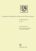 Cover: Lyrik als Sprache unserer Zeit? Paul Celans Gedichtb&auml;nde - VS Verlag f&uuml;r Sozialwissenschaften