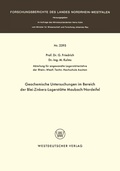 Cover: Geochemische Untersuchungen im Bereich der Blei-Zinkerz-Lagerst&auml;tte Maubach / Nordeifel - VS Verlag f&uuml;r Sozialwissenschaften