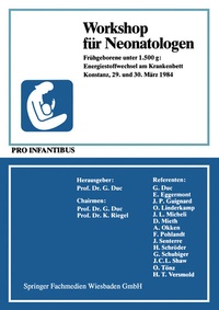 Abbildung von: Workshop für Neonatologen - Vieweg+Teubner Verlag