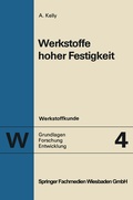 Cover: Werkstoffe hoher Festigkeit - Vieweg+Teubner Verlag