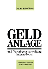 Abbildung von: Geldanlage und Vermögensverwaltung international - Springer Gabler