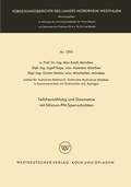 Cover: Teilchenz&auml;hlung und Dosimetrie mit Silizium-PN-Sperrschichten - VS Verlag f&uuml;r Sozialwissenschaften