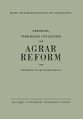 Cover: Theorien, Vorschl&auml;ge und Gesetze zur Agrarreform - VS Verlag f&uuml;r Sozialwissenschaften