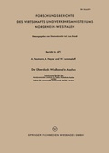 Cover: Der &Uuml;berdruck-Windkanal in Aachen - VS Verlag f&uuml;r Sozialwissenschaften