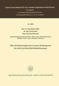 Cover: &Uuml;ber die Str&ouml;mungsformen in einem Strahlapparat bei nicht normalen Betriebsbedingungen - VS Verlag f&uuml;r Sozialwissenschaften