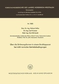 Cover: UEber die Stroemungsformen in einem Strahlapparat bei nicht normalen Betriebsbedingungen - Vs Verlag Fur Sozialwissenschaften