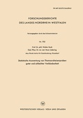 Cover: Statistische Auswertung von Thomasroheisenproben guter und schlechter Verblasbarkeit - VS Verlag f&uuml;r Sozialwissenschaften