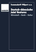 Cover: Deutsch-chinesische Joint Ventures - Springer Gabler