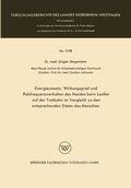 Cover: Energieumsatz, Wirkungsgrad und Pulsfrequenzverhalten des Hundes beim Laufen auf der Tretbahn im Vergleich zu den entsprechenden Daten des Menschen - VS Verlag f&uuml;r Sozialwissenschaften