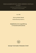 Cover: M&ouml;glichkeiten der Laugenkl&auml;rung in Trommelwaschmaschinen - VS Verlag f&uuml;r Sozialwissenschaften