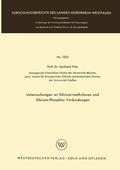 Cover: Untersuchungen an Silicium-methylenen und Silicium-Phosphor-Verbindungen - VS Verlag f&uuml;r Sozialwissenschaften
