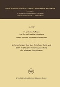 Cover: Untersuchungen &uuml;ber den Anteil von Kohle und Eisen im Staubniederschlag innerhalb des mittleren Ruhrgebietes - VS Verlag f&uuml;r Sozialwissenschaften