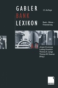 Cover: Gabler Bank-Lexikon - Springer Gabler
