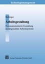 Cover: Arbeitsgestaltung - Vieweg+Teubner Verlag
