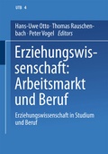 Cover: Erziehungswissenschaft: Arbeitsmarkt und Beruf - VS Verlag f&uuml;r Sozialwissenschaften